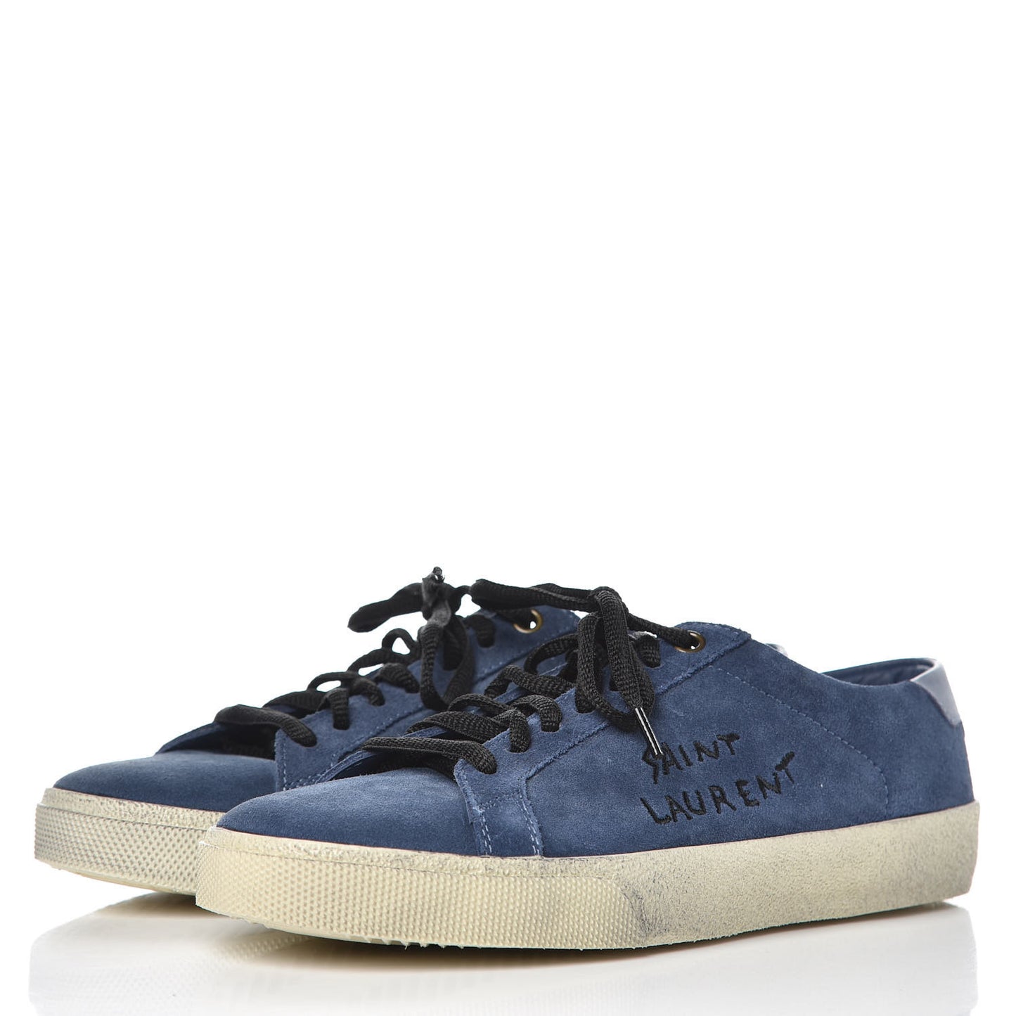 Suede Womens Court Classic Sneakers 36.5 Denim