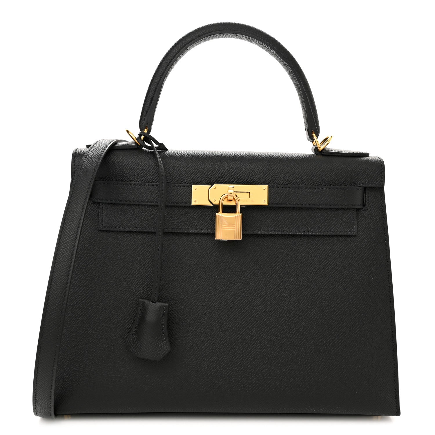 Hermes Epsom Kelly Sellier 28 Black 1 of 12