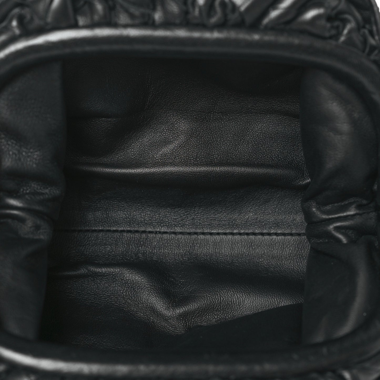 BOTTEGA VENETA Nappa Intrecciato The Mini Pouch Black