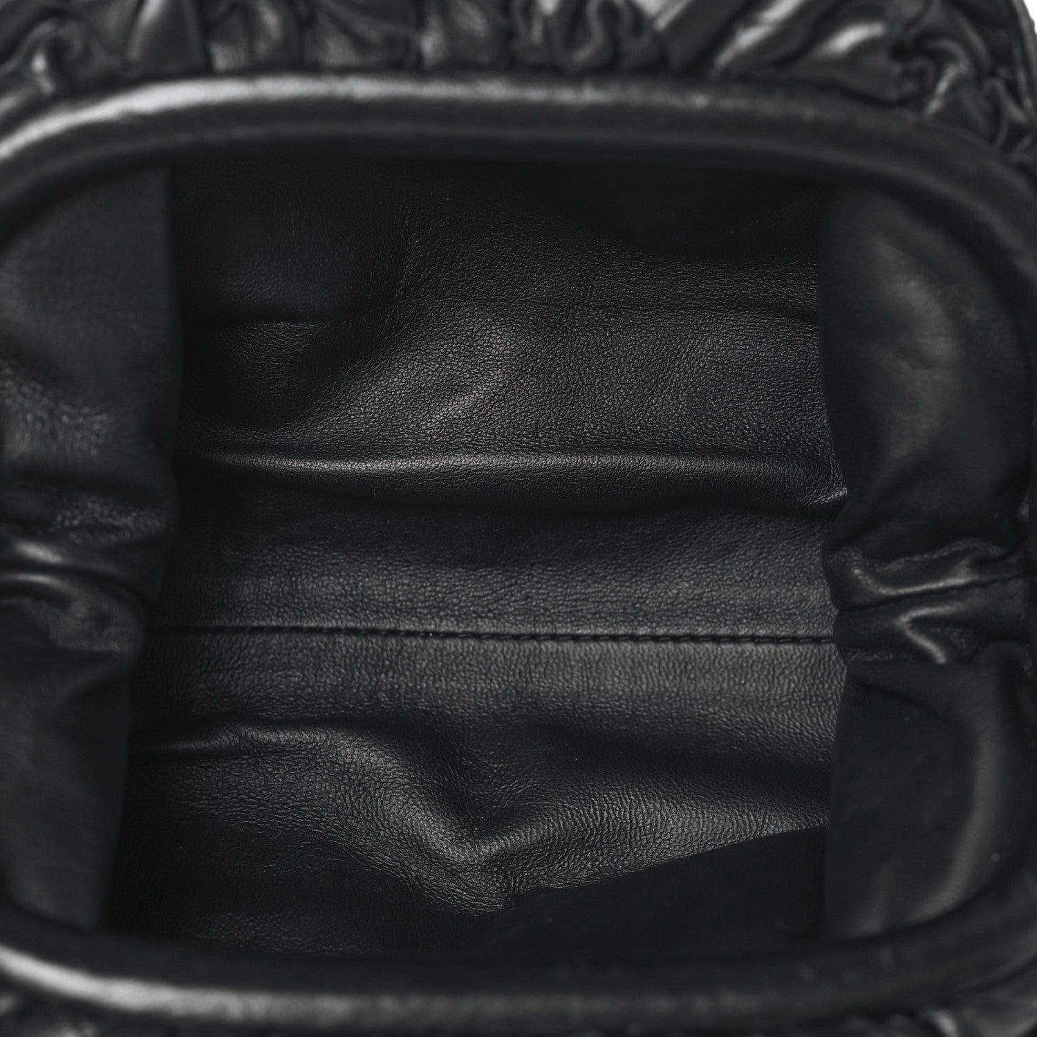 Bottega Veneta BOTTEGA VENETA Nappa Intrecciato The Mini Pouch Black 5 of 9