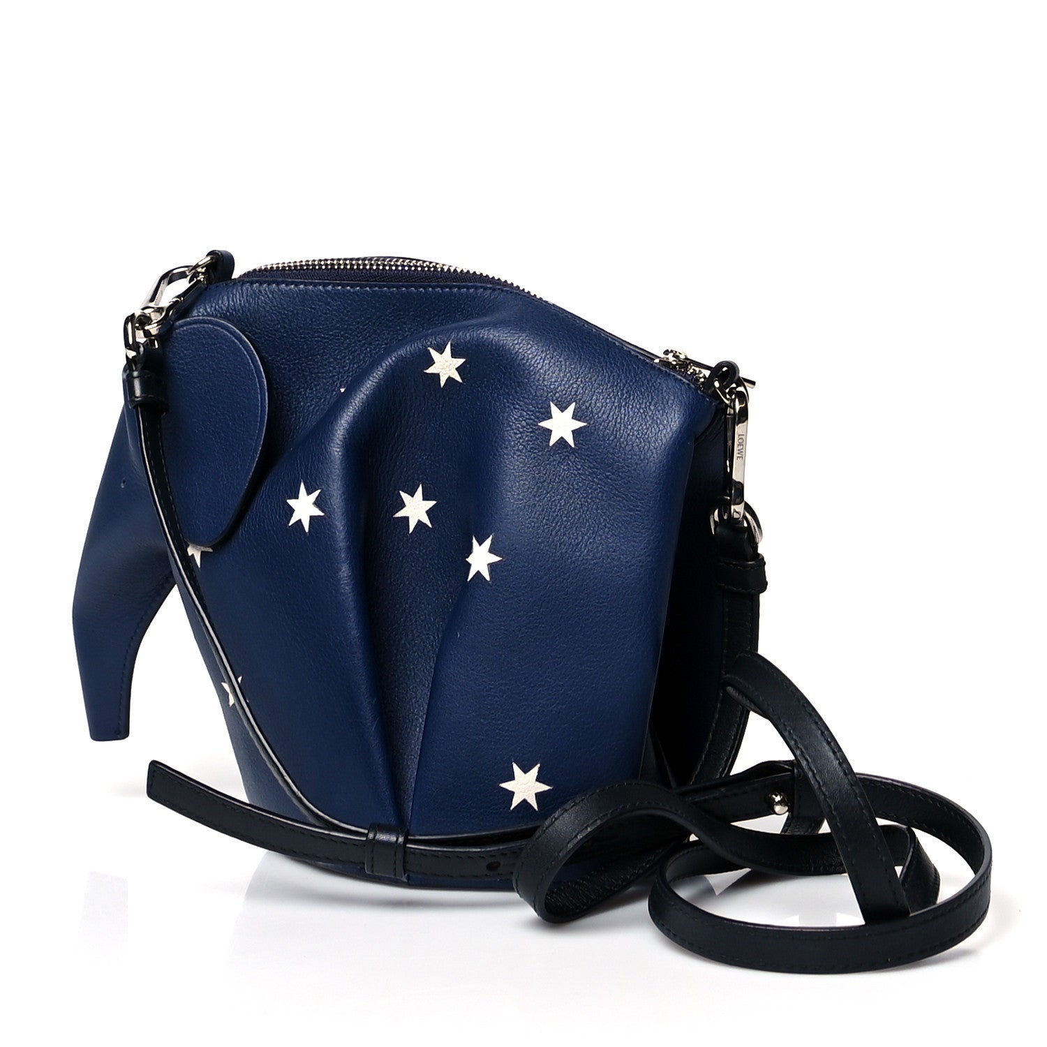 Loewe Calfskin Mini Star Elephant Crossbody Bag Marine 3 of 12
