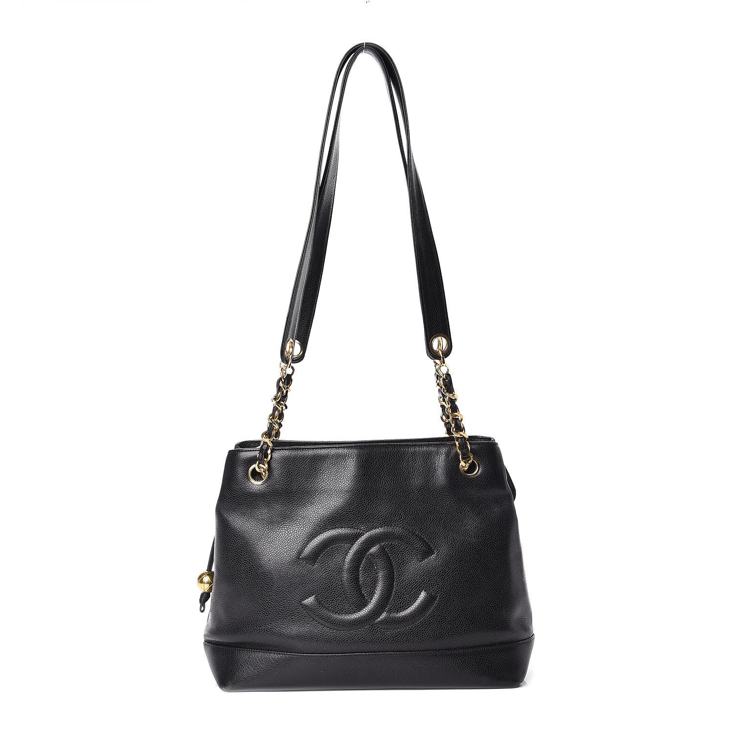 Chanel Caviar CC Shoulder Bag Black 1 of 15