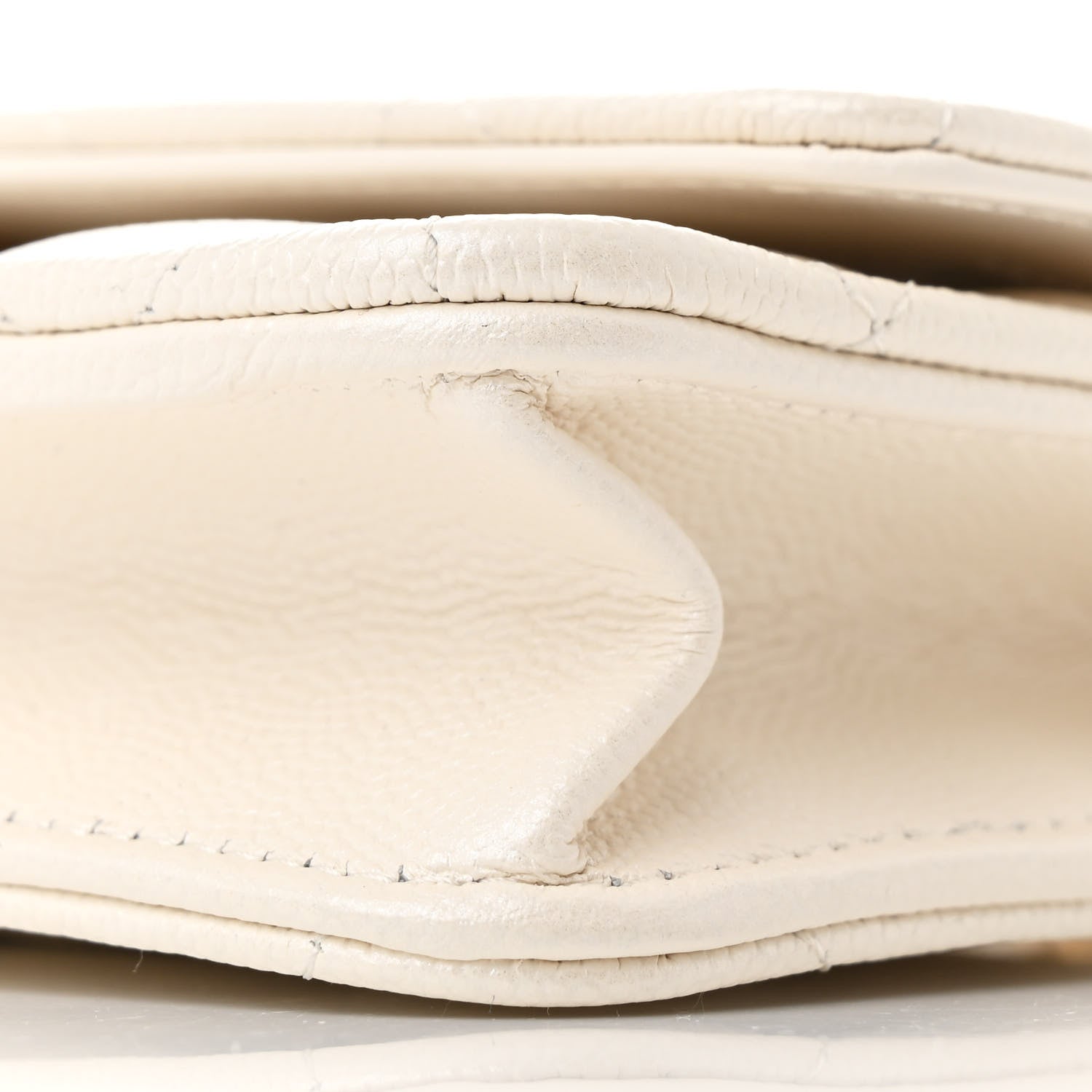 Chanel Pearly Caviar Quilted Fit For You Wallet on Chain WOC White 11 of 11