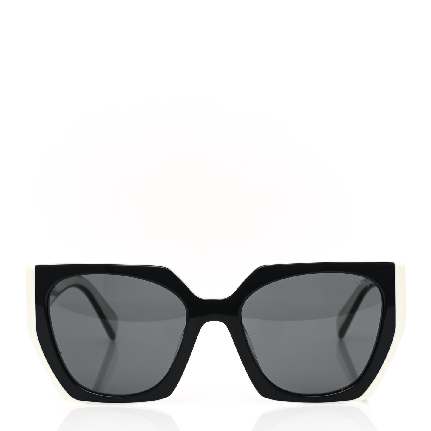 Acetate Sunglasses SPR 15W Black White