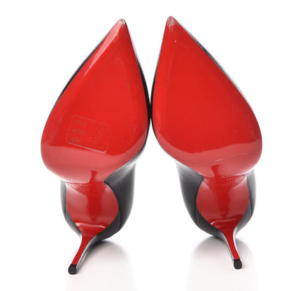 Christian Louboutin Shiny Nappa Pigalle Follies 100 Pumps 36 Black 5 of 9