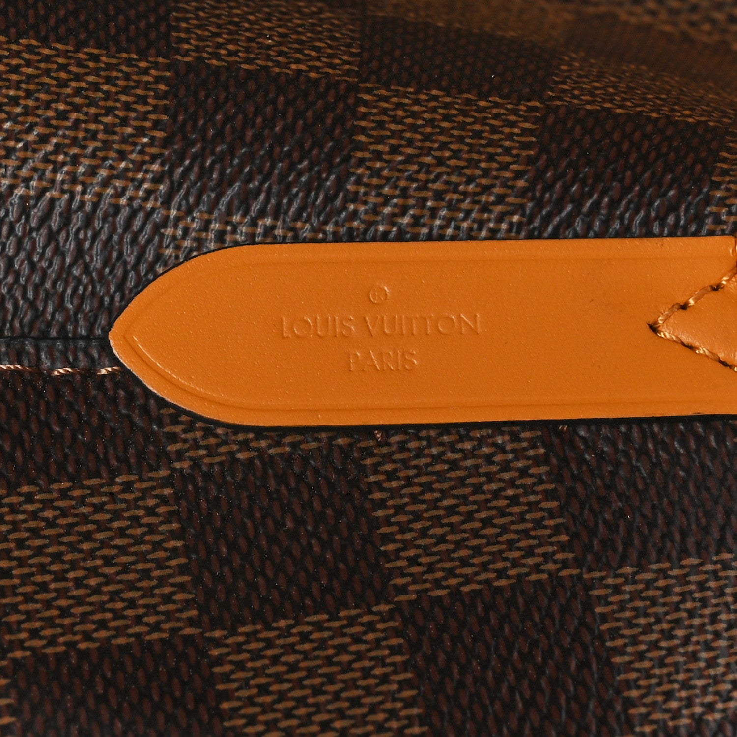 Louis Vuitton Damier Ebene Neonoe MM Safran 7 of 11