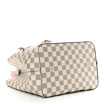 Louis Vuitton Damier Azur Neonoe MM Eau De Rose 4 of 10