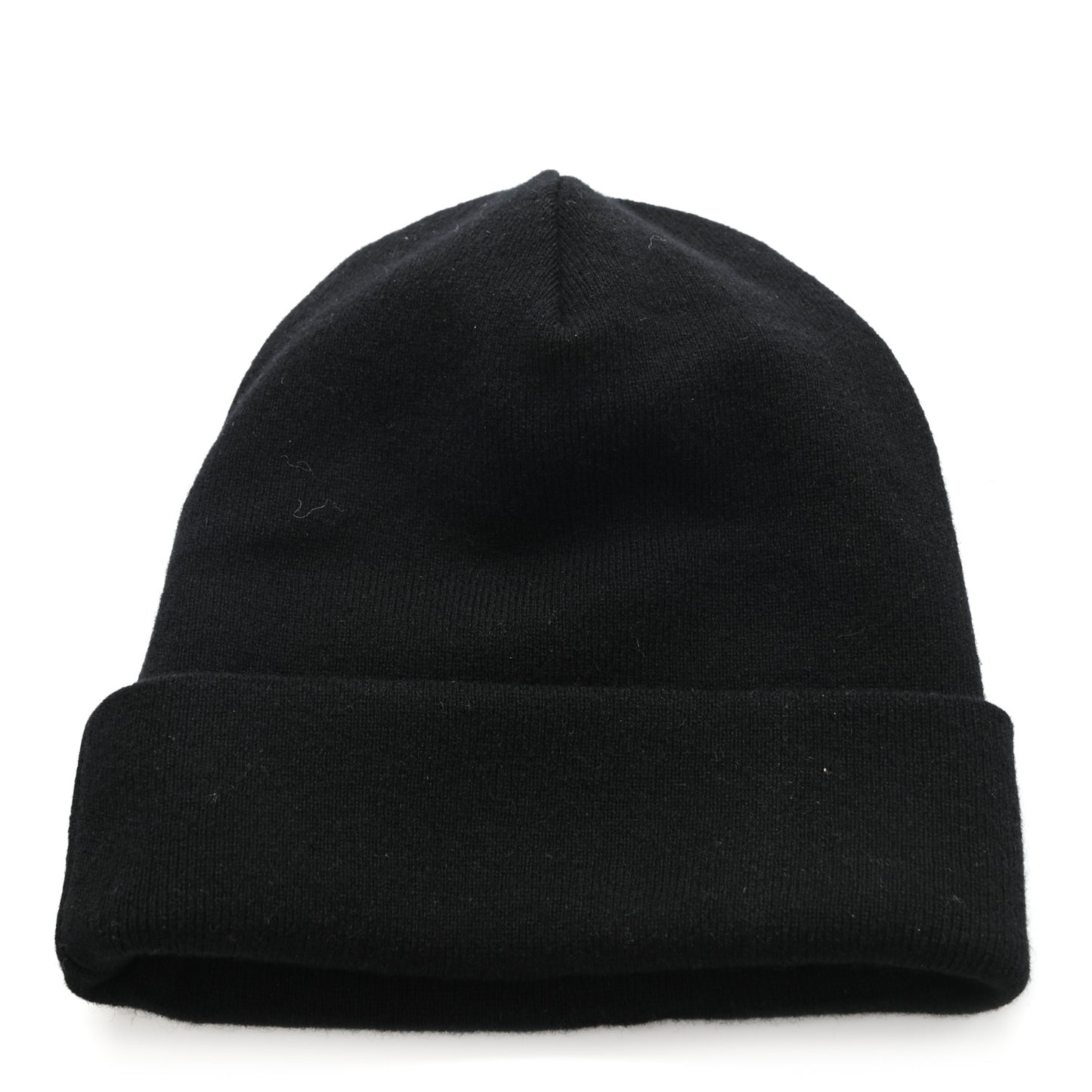 Cashmere CC Beanie Hat Black Gold