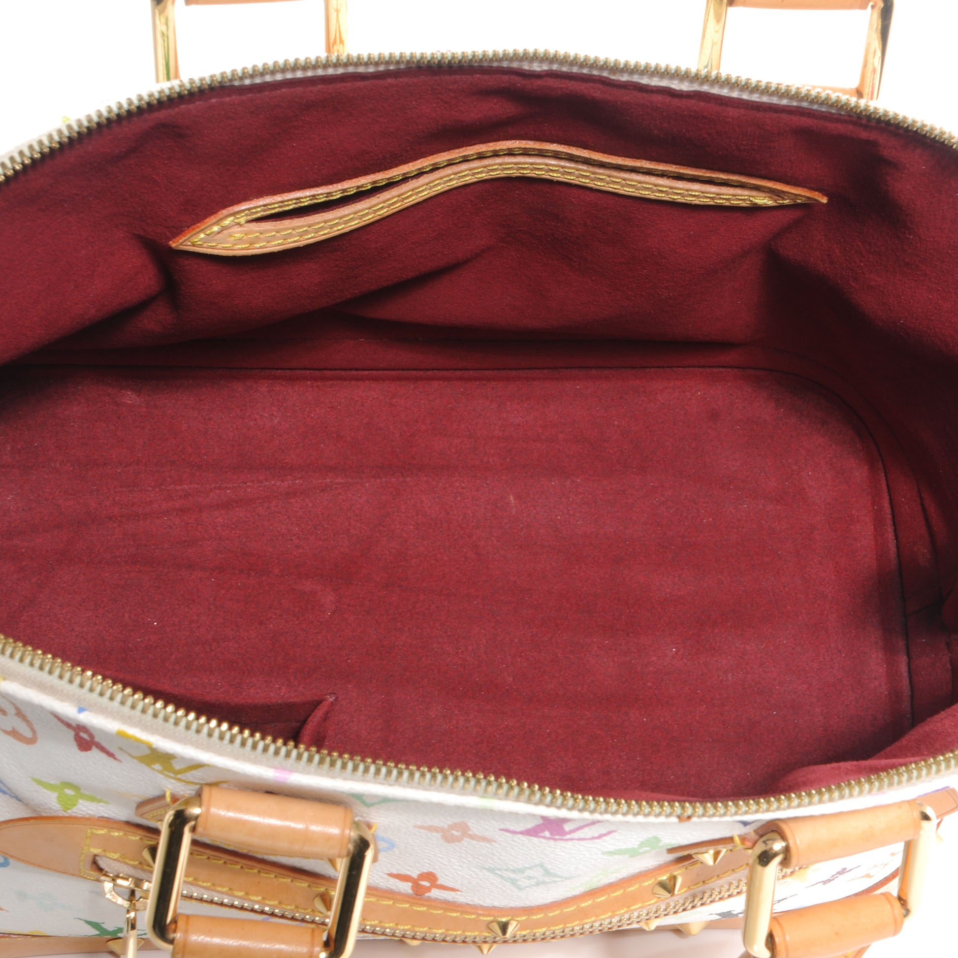 Louis Vuitton Monogram Multicolor Alma White 5 of 7