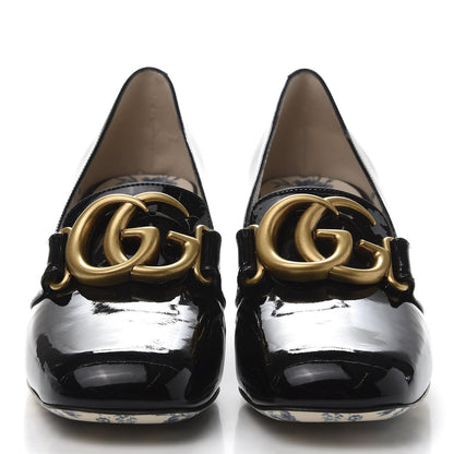 Gucci Vernice GG Victoire 55mm Loafer Pumps 36 Black 2 of 9