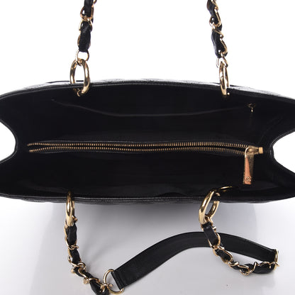 Chanel Caviar Quilted Grand Shopping Tote GST Black 5 of 14