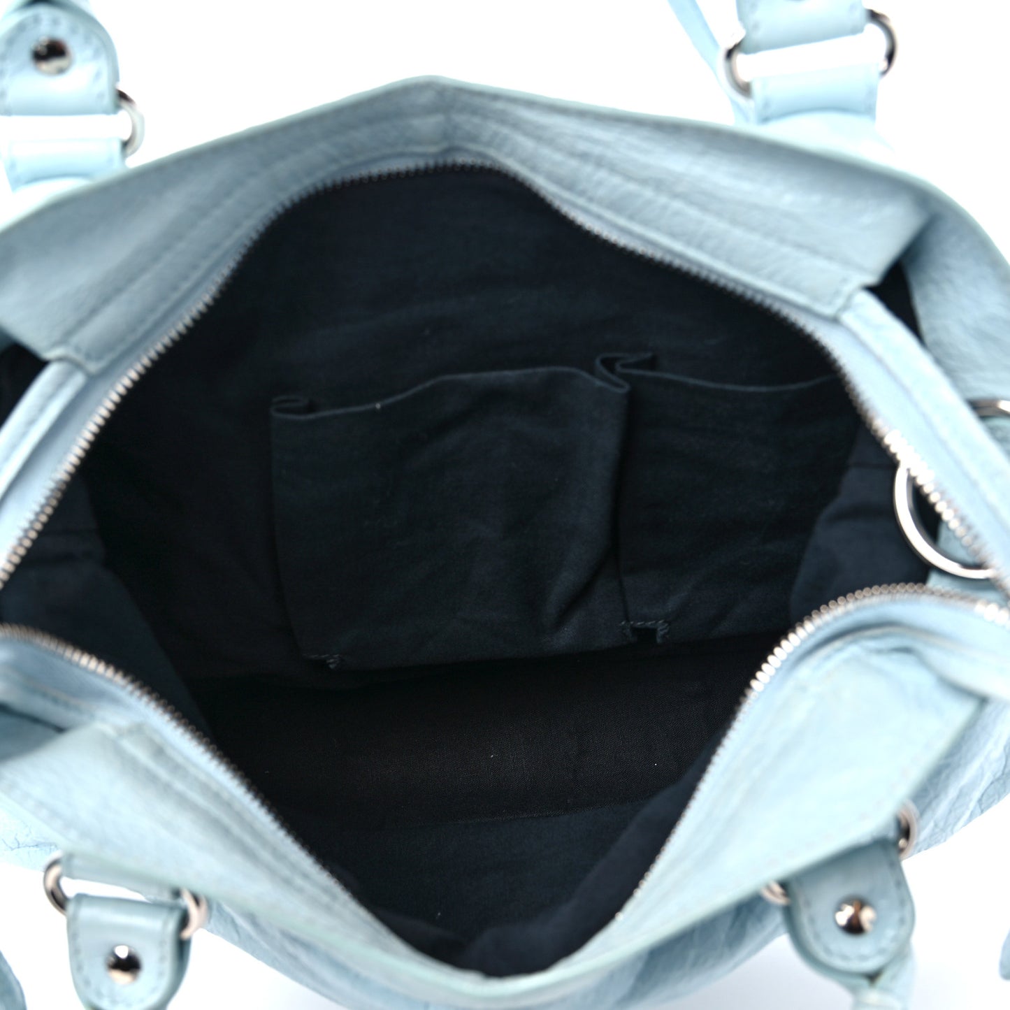 Agneau Giant 12 Silver Hardware Town Bleu Dragee