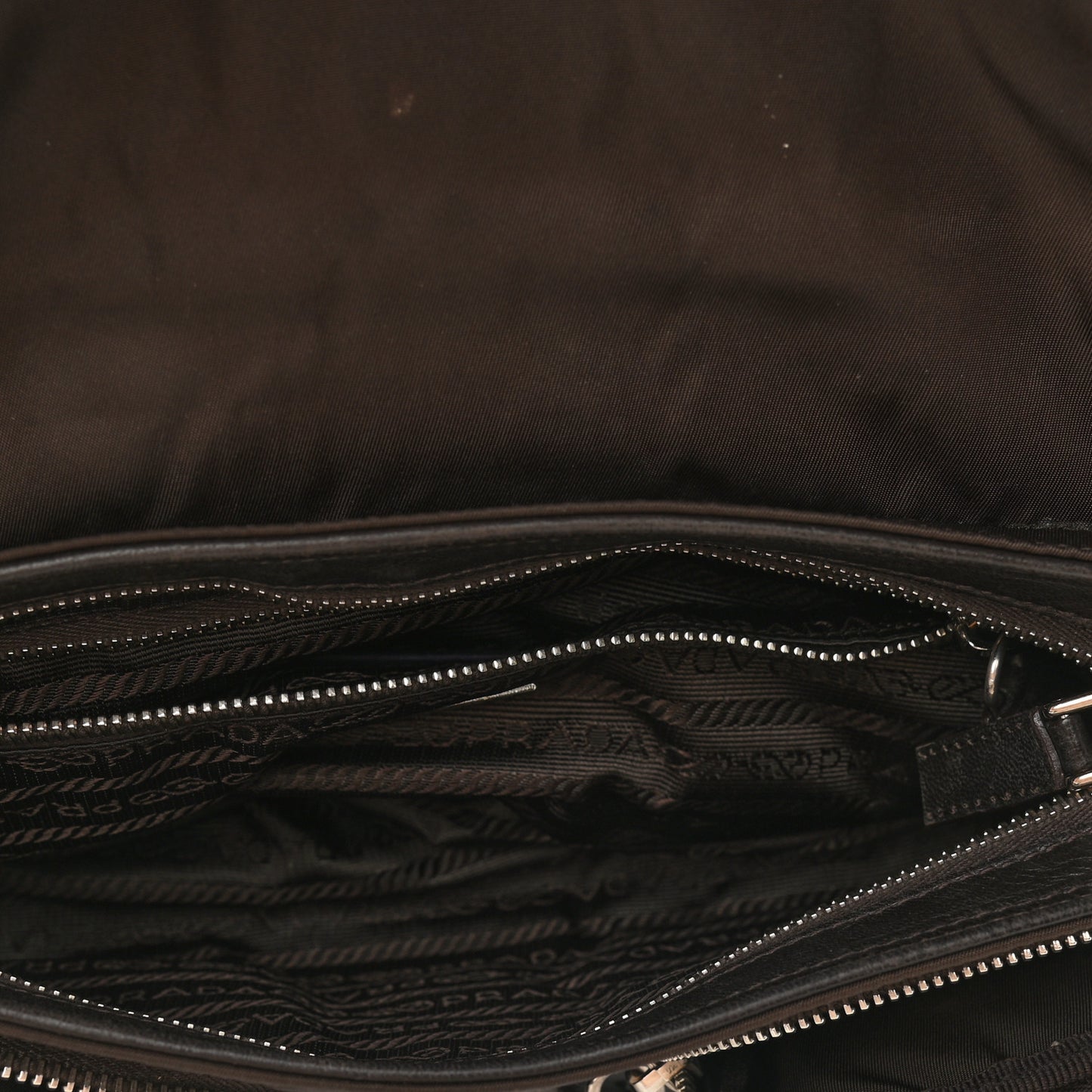Tessuto Nylon Nappa Satchel Moro