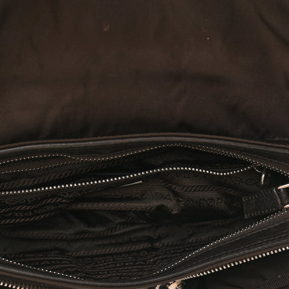 Prada Tessuto Nylon Nappa Satchel Moro 5 of 10