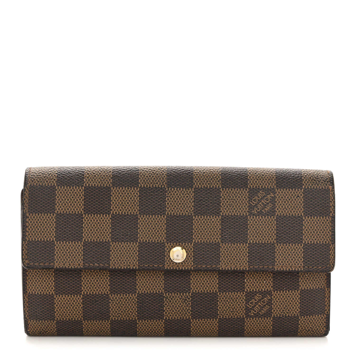 Louis Vuitton Damier Ebene Sarah Wallet 1 of 12