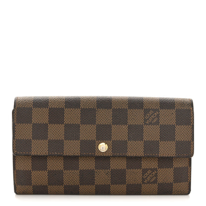 Louis Vuitton Damier Ebene Sarah Wallet 1 of 12