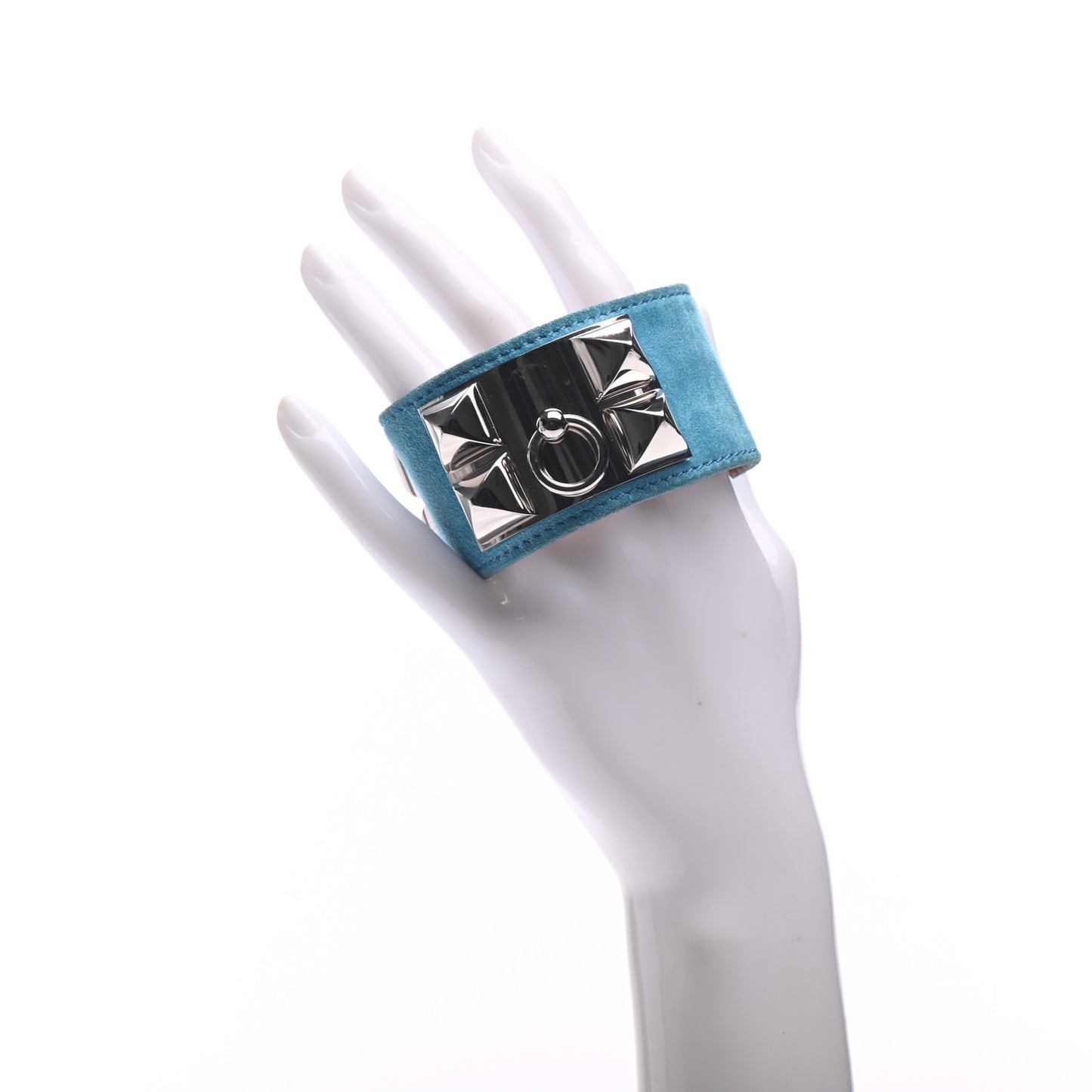 Veau Doblis Suede Collier de Chien CDC Bracelet Turquoise