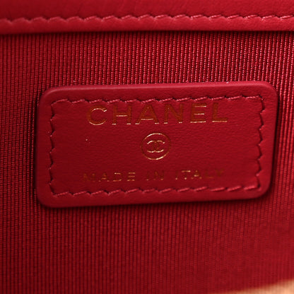Chanel Goatskin Quilted Chanel 19 Pouch Black 6 of 9