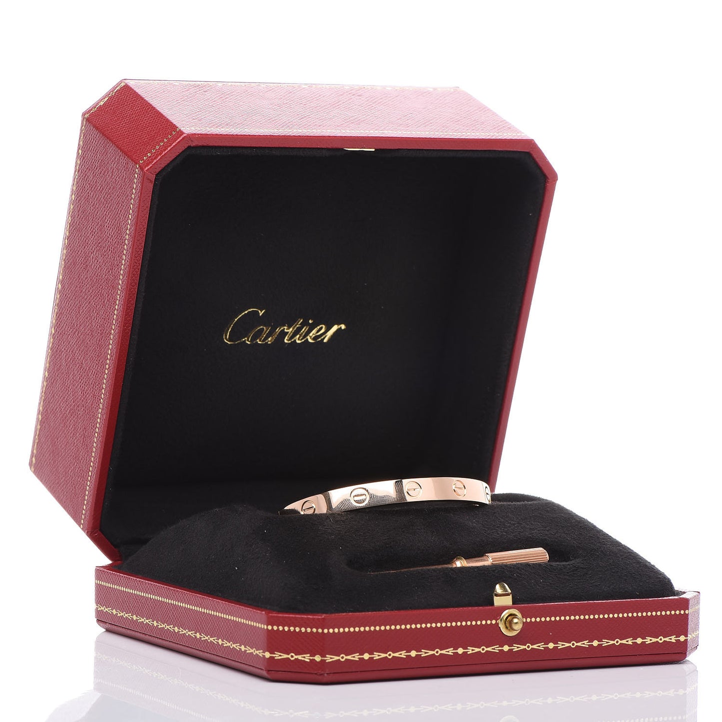 18K Pink Gold LOVE Bracelet 16