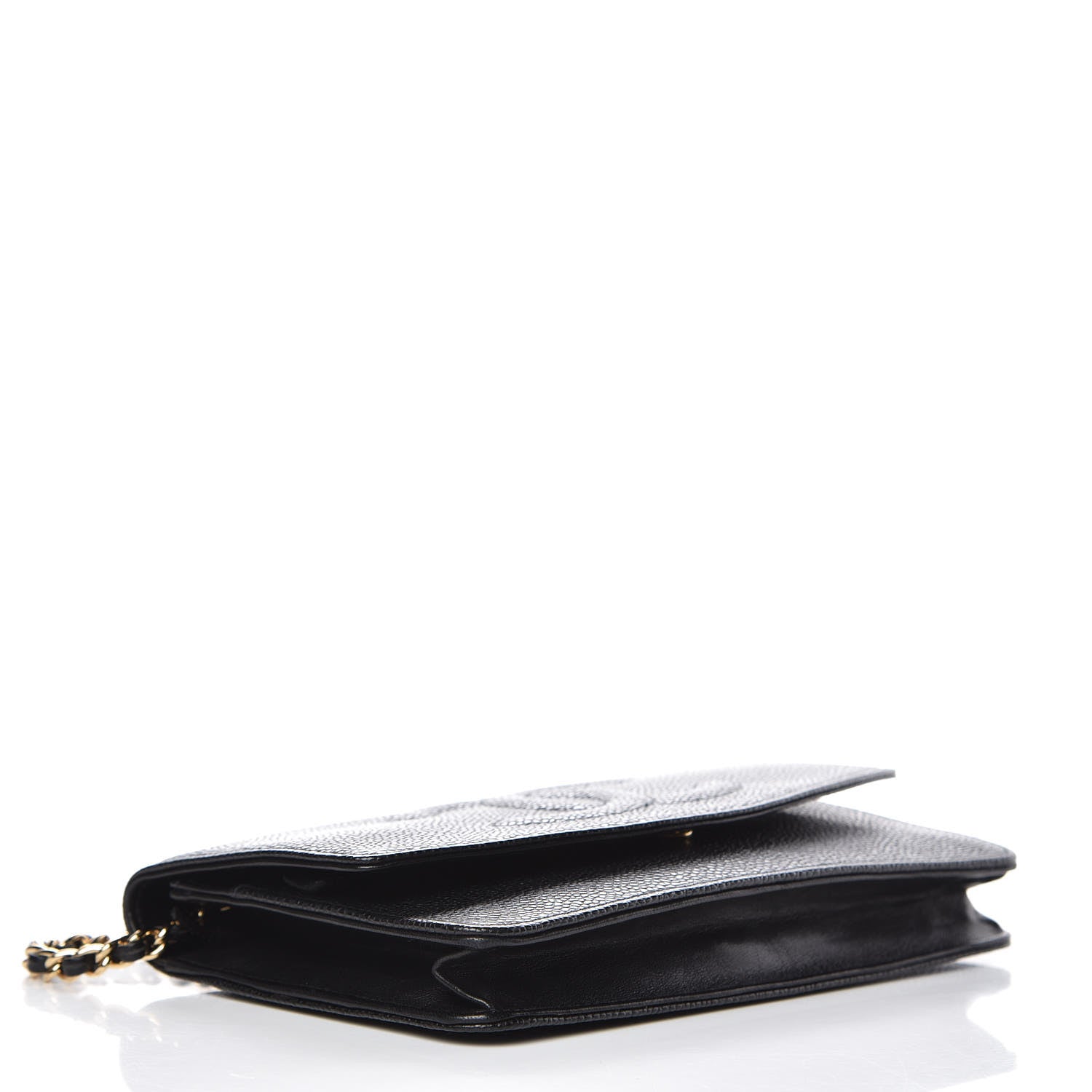 Chanel Caviar Timeless CC Wallet On Chain WOC Black 4 of 10