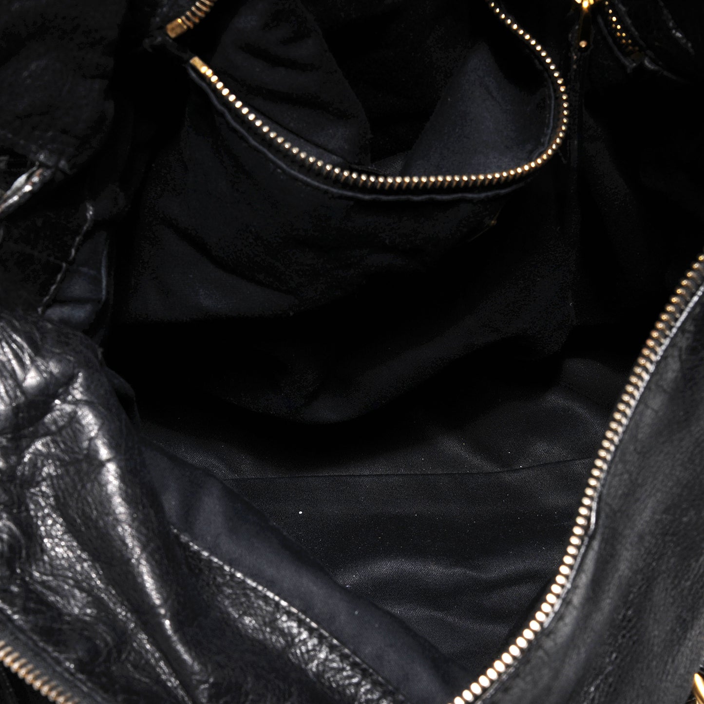 Vitello Lux Large Bow Bag Nero Black