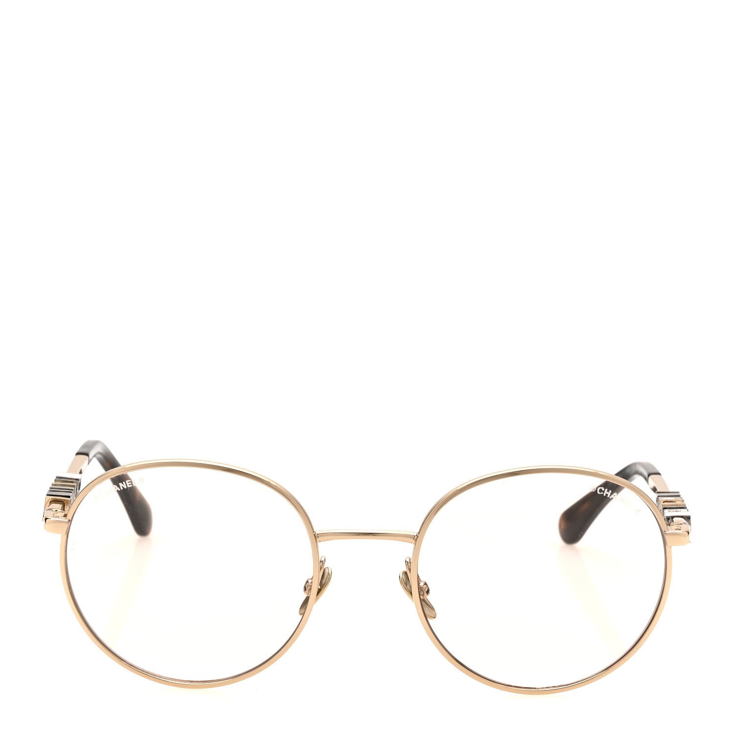 Chanel Metal Pantos Sunglasses 4282 Gold Pink 2 of 8