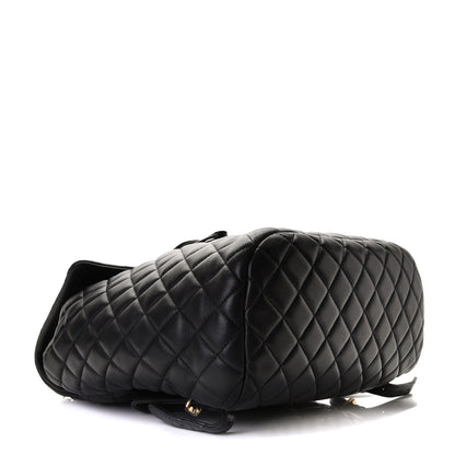 Chanel Calfskin Quilted Large Urban Spirit Backpack Black 6 of 13