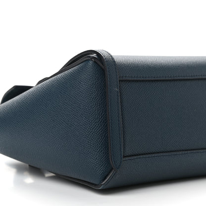 Celine Baby Grained Calfskin Nano Belt Bag Abyss Blue 9 of 10