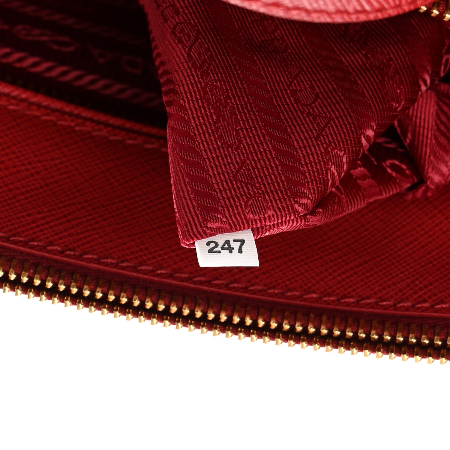 Prada Saffiano Medium Galleria Double Zip Tote Fuoco 9 of 14