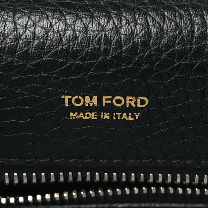 Tom Ford Grained Calfskin Mini T Clasp Tara Crossbody Bag Black 5 of 8