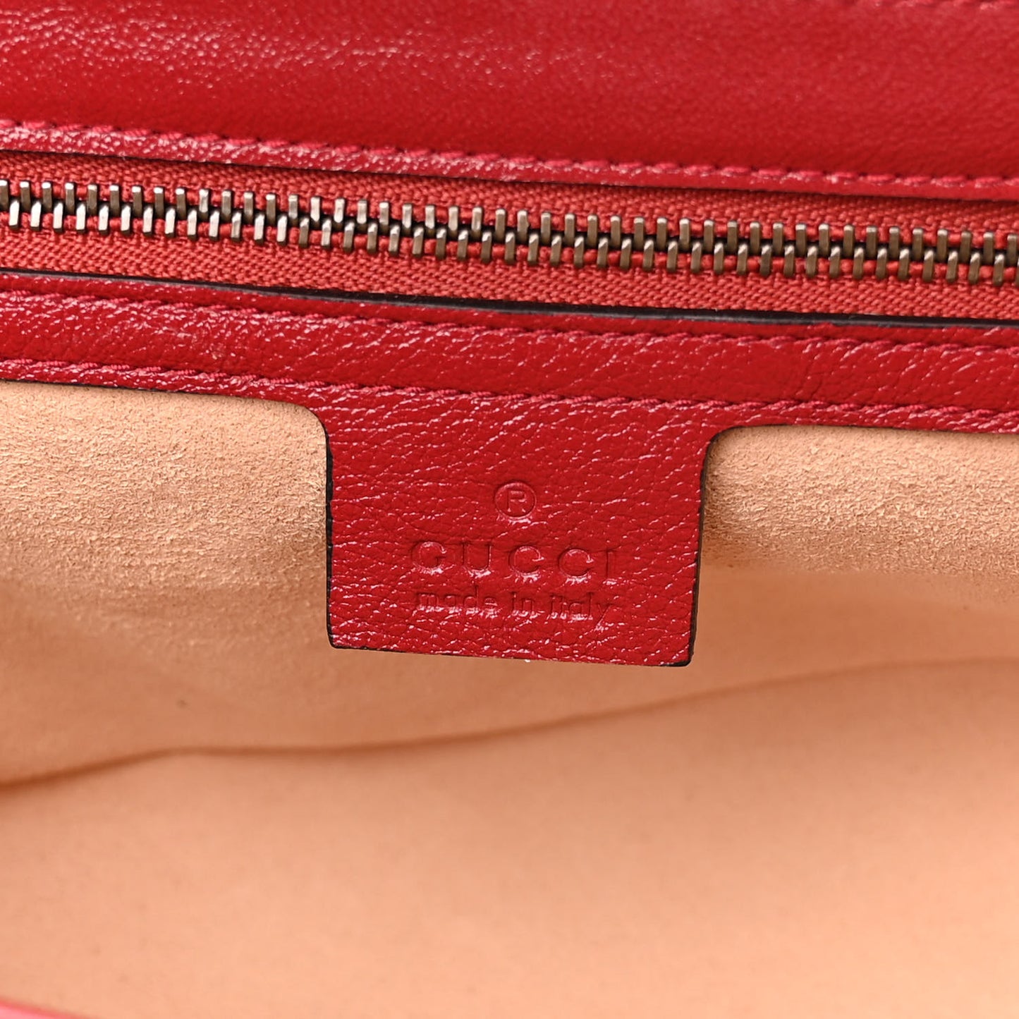 Vintage Effect Calfskin Matelasse Diagonal Small Torchon GG Marmont Shoulder Bag Black Romantic Cherry