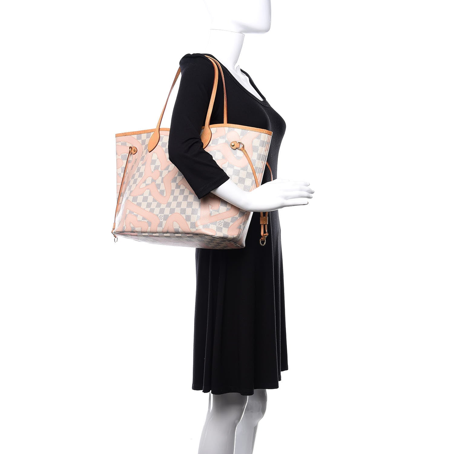 Louis Vuitton Damier Azur Tahitienne Neverfull MM 2 of 23