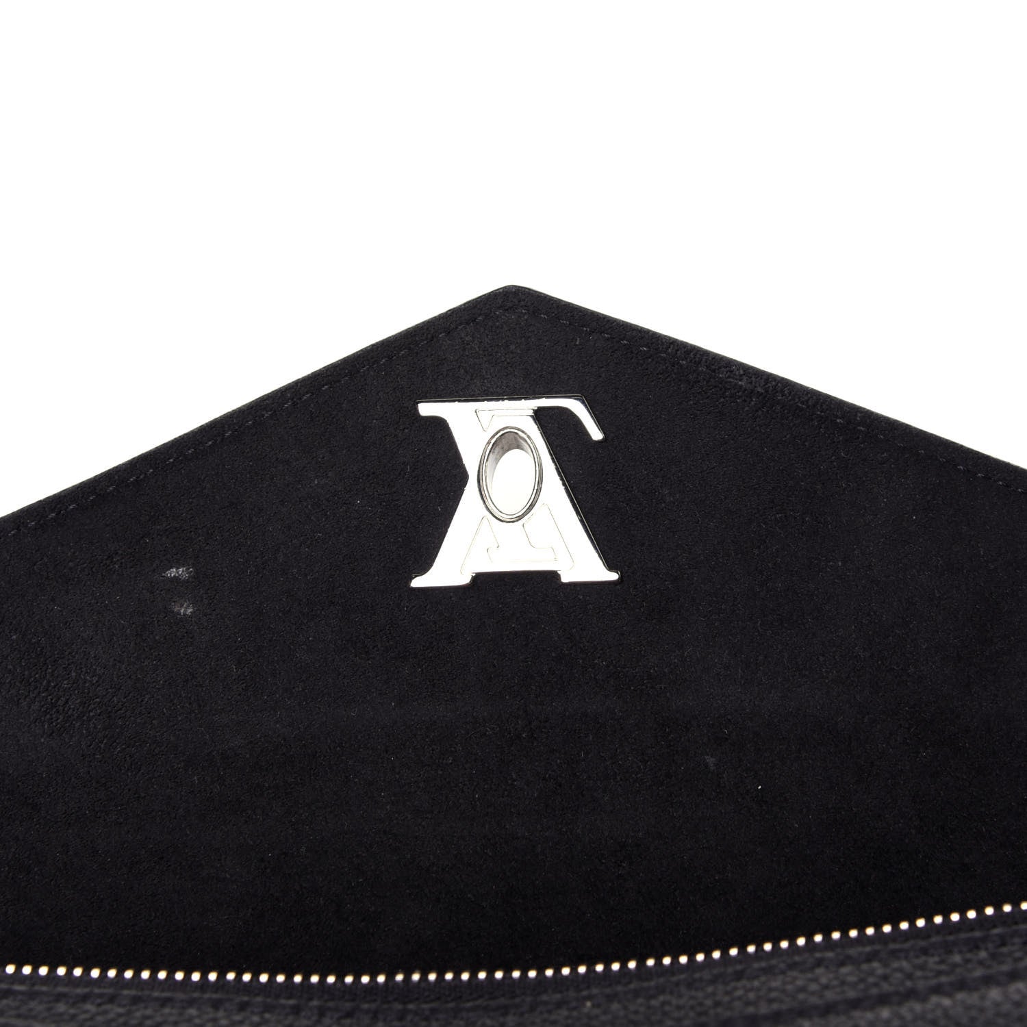 Louis Vuitton Soft Calfskin My Lockme Chain Pochette Black 12 of 13