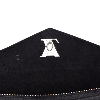 Louis Vuitton Soft Calfskin My Lockme Chain Pochette Black 12 of 13