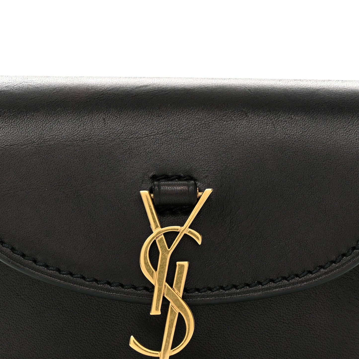 Smooth Calfskin Mini Classic Monogram Kaia Belt Black