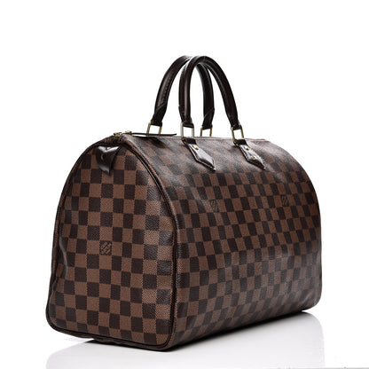 Louis Vuitton Damier Ebene Speedy 35 3 of 11