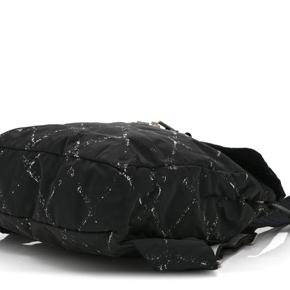 Chanel Nylon Travel Backpack Black 10 of 10