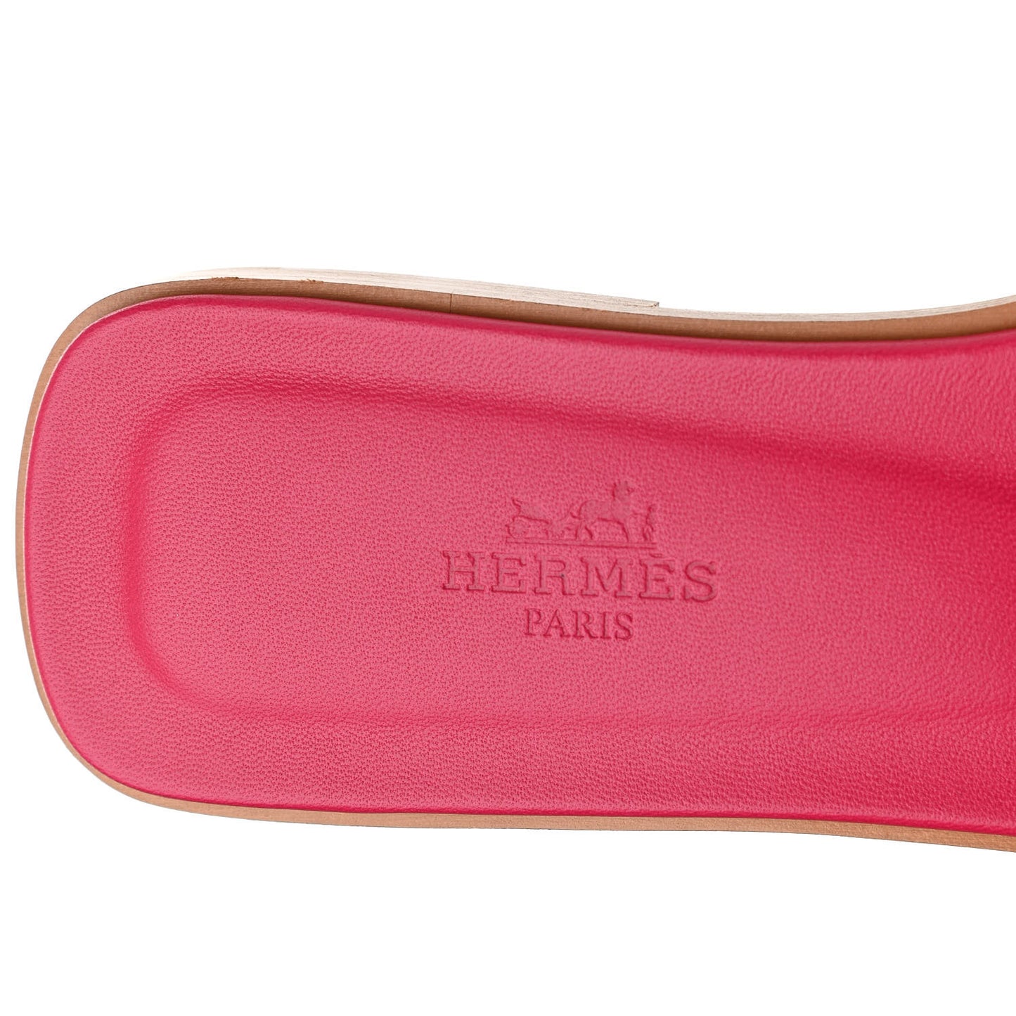 Calfskin Oran Sandals 37 Rose Sorbet
