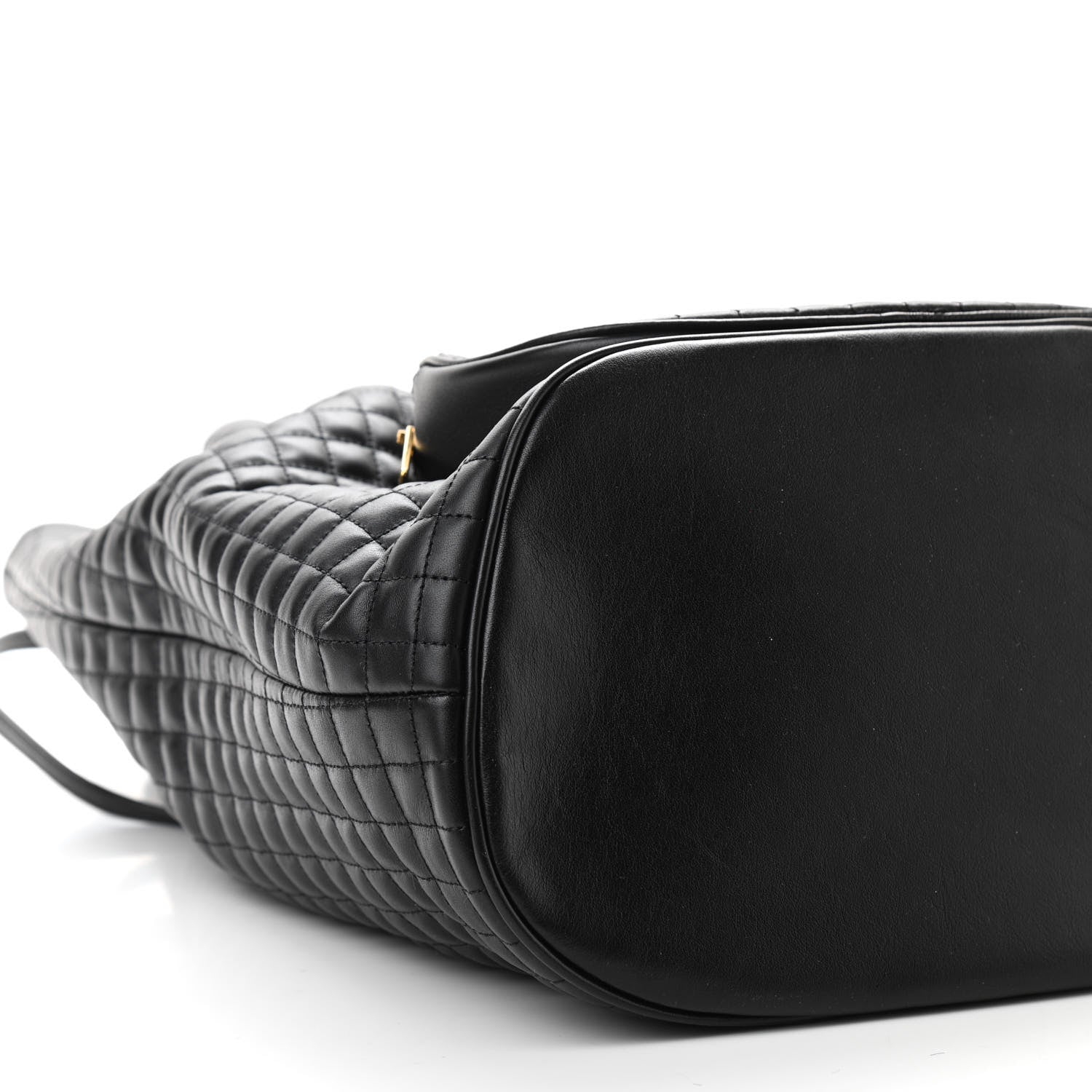 Celine Calfskin Quilted Medium C Backpack Black 10 of 11