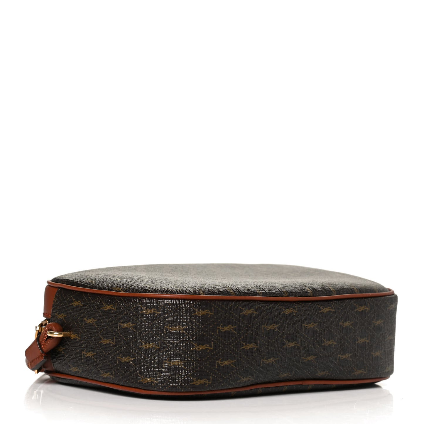 Canvas Smooth Calfskin Le Monogramme Small Camera Bag Chestnut