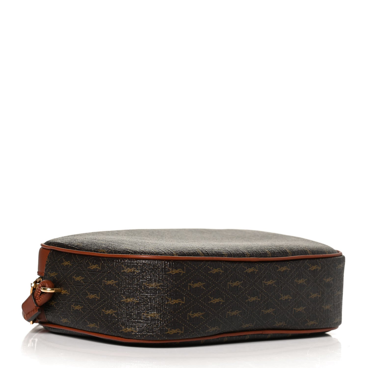 Saint Laurent Canvas Smooth Calfskin Le Monogramme Small Camera Bag Chestnut 3 of 10