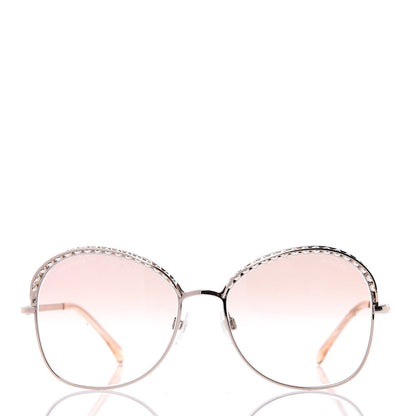 Chanel Pearl Sunglasses 4246-H Pink Gold 3 of 7