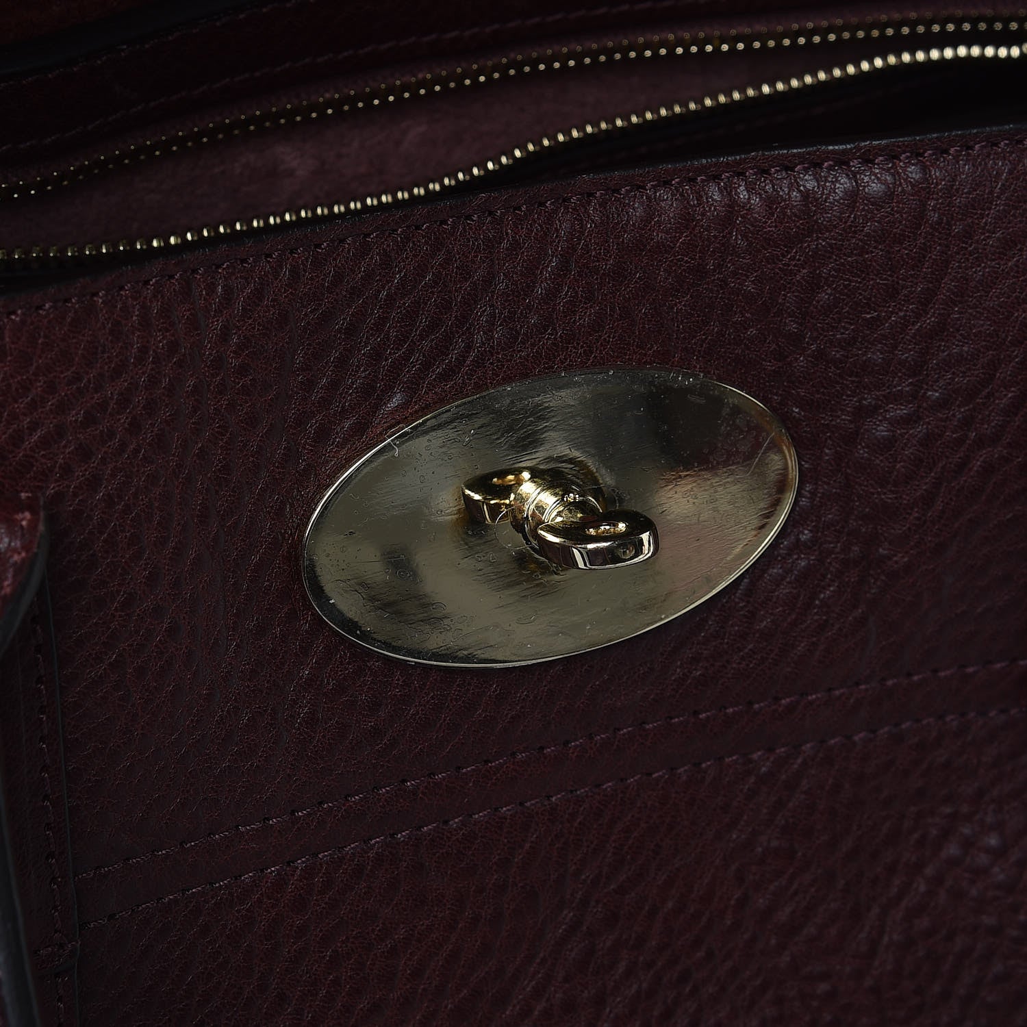 Mulberry Natural Leather Bayswater Oxblood 8 of 13