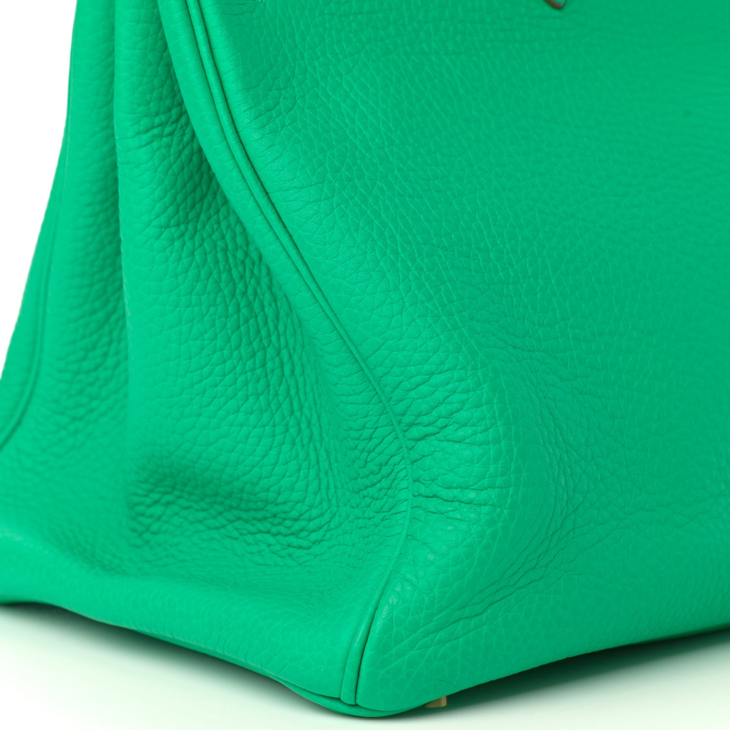 Hermes Taurillon Clemence Birkin 35 Menthe 14 of 14