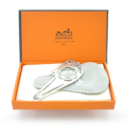 Hermes Palladium Horse Loupe Magnifying Glass Page Marker 4 of 4