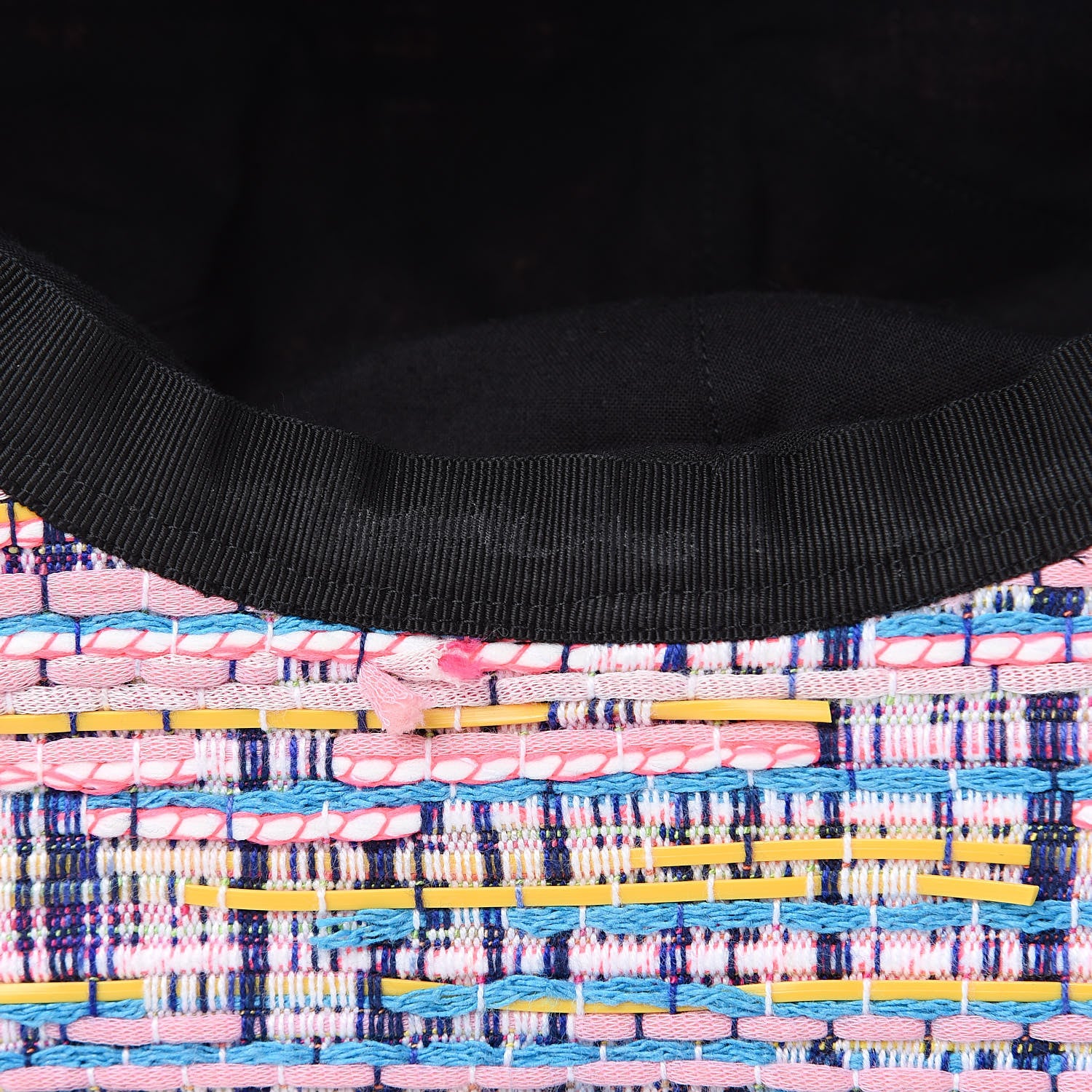Chanel Tweed Cap Hat Multicolor 6 of 9