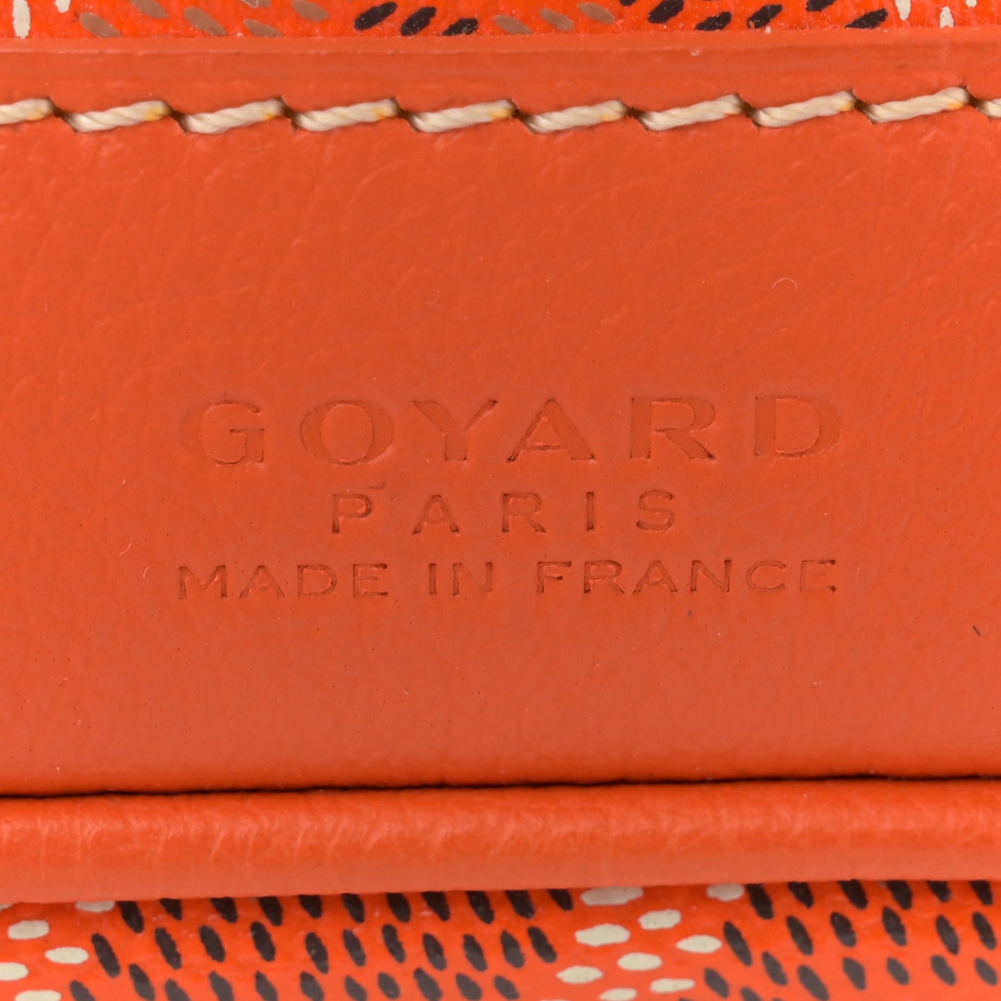 Goyardine Petit Flot Bucket Bag PM Orange