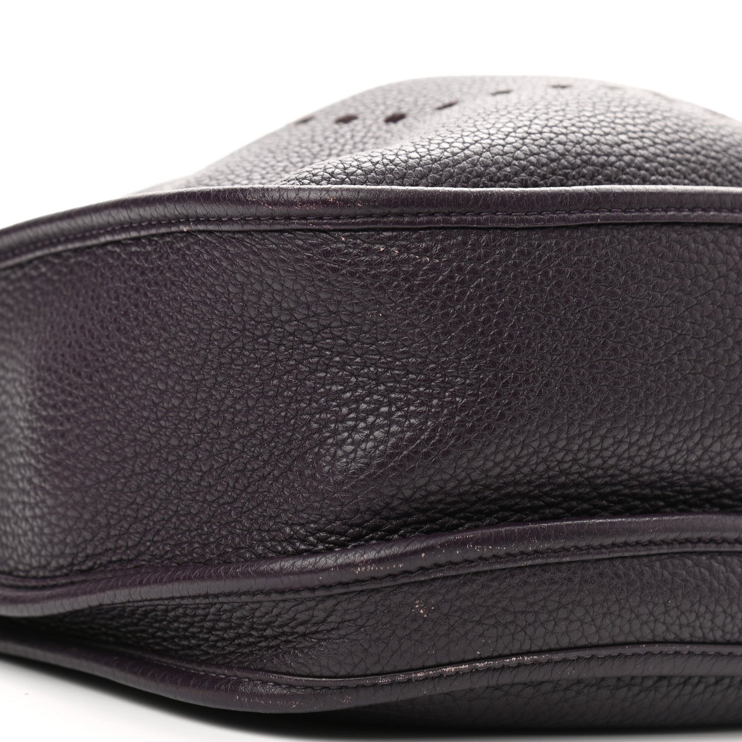 Hermes Taurillon Clemence Evelyne III GM Raisin 9 of 16