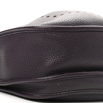 Hermes Taurillon Clemence Evelyne III GM Raisin 9 of 16