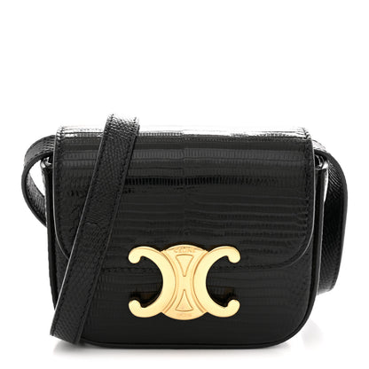 Celine Lizard Mini Claude Black 1 of 10